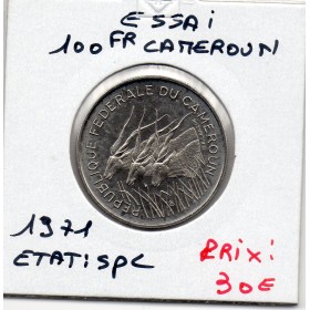 Cameroun essai 100 franc 1971 Spl, KM.E13 Elands de Derby