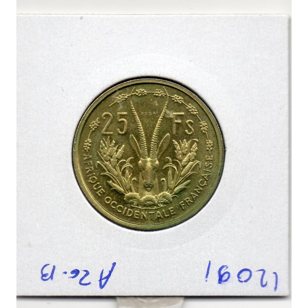 AOF essai 25 Francs 1956 Spl, Lec.17