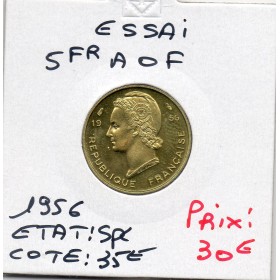 AOF essai 5 Francs 1956 Spl, Lec.13
