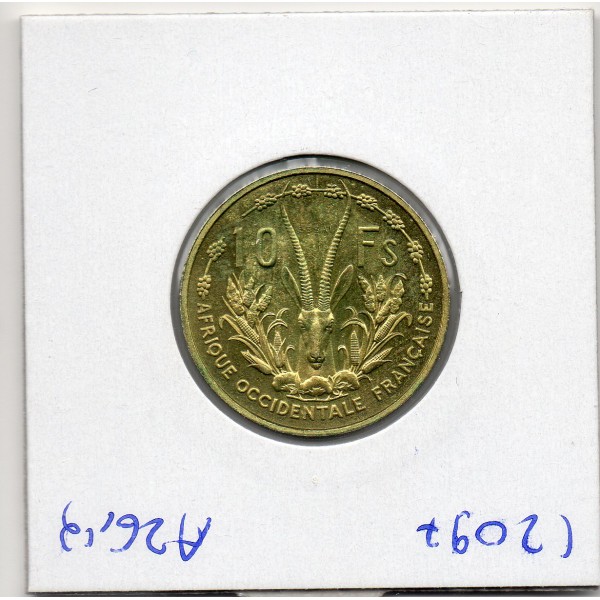 AOF essai 10 Francs 1956 Spl, Lec.15