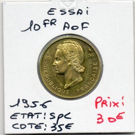 AOF essai 10 Francs 1956 Spl, Lec.15