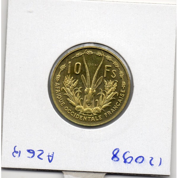 AOF essai 10 Francs 1956 Spl, Lec.15