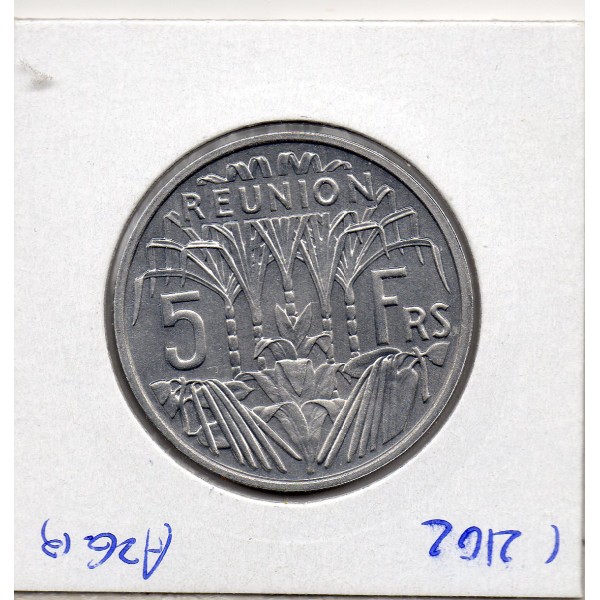 Réunion, essai 5 francs 1955 Spl, Lec.69 République