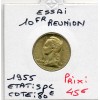 Réunion, essai 10 francs 1955 Spl, Lec.77 République