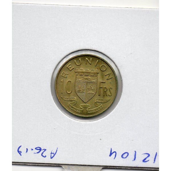 Réunion, essai 10 francs 1955 Spl, Lec.77 République