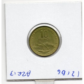 Cote des Somalis essai 10 francs 1965 Spl, Lec.43