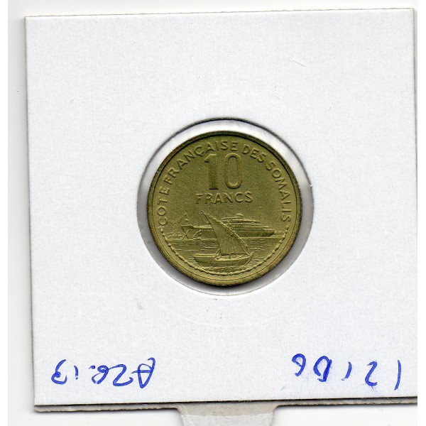 Cote des Somalis essai 10 francs 1965 Spl, Lec.43