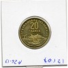 Cote des Somalis essai 20 francs 1952 Spl, Lec.46