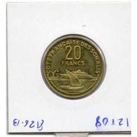 Cote des Somalis essai 20 francs 1952 Spl, Lec.46