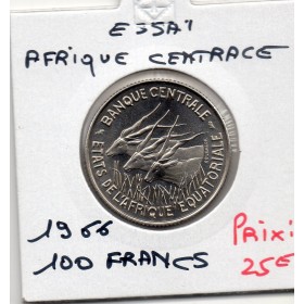 etat Afrique equatoriale essai 100 francs 1966 Spl KM.E6