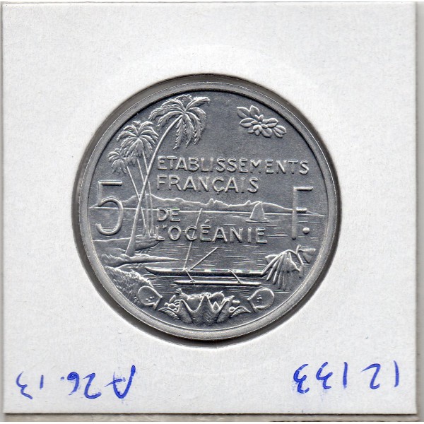 Océanie essai 5 Francs 1952 Spl, Lec.23 union française