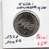 Centrafrique essai 100 francs 1971 Spl, KM.E2