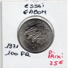 Gabon essai 100 Francs 1971 Spl, KM.E3 république gabonaise