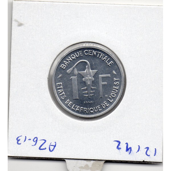 Etats Afrique Ouest essai 1 franc 1961 Spl KM.E3
