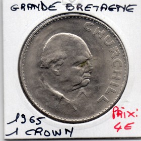 Grande Bretagne 1 crown 1965 Sup, KM.910 Churchill