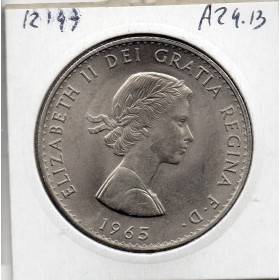 Grande Bretagne 1 crown 1965 Sup, KM.910 Churchill