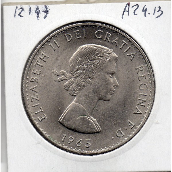 Grande Bretagne 1 crown 1965 Sup, KM.910 Churchill