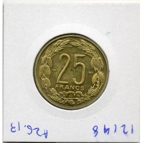 Etat Afrique equatoriale essai 25 francs 1961 Spl KM.E9 institut d'emission