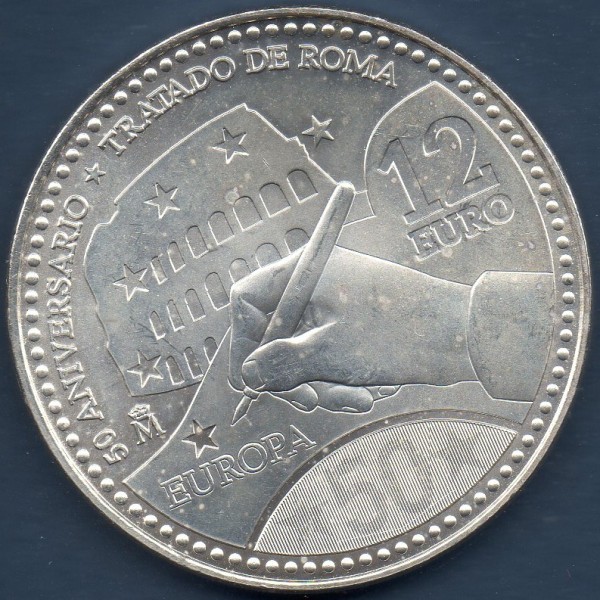 12 Euro Espagne 2007 - Traité de Rome