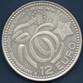 12 Euro Espagne 2009 - Union économique et monétaire