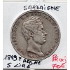 Italie Sardaigne 5 lire 1849 P Gênes TTB, KM.130 Charles Albert