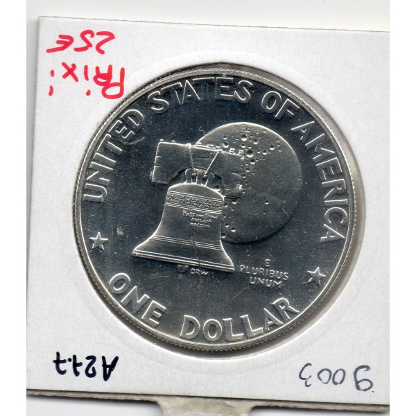 Etats Unis 1 Dollar 1976 S argent FDC, KM.206a Bicentenaire Indépendance