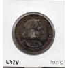 Etats Unis 1/2 Dollar 1892 TTB, KM.117 Colomb
