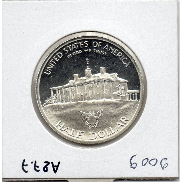 Etats Unis 1/2 Dollar 1982 S Fdc, KM.208 250 ans Washington
