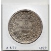 5 francs Cérès 1850 K Bordeaux TTB- nettoyée