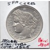 5 francs Cérès 1850 BB Strasbourg TTB+