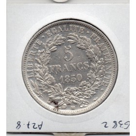 5 francs Cérès 1850 BB Strasbourg TTB+