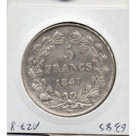 5 francs Louis Philippe 1847 A Paris Sup
