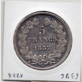 5 francs Louis Philippe 1832 A Paris Sup+ nettoyé