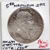 5 francs Napoléon 1er An 12 M Toulouse TTB- rayures