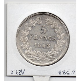 5 francs Louis Philippe 1842 W Lille Sup-
