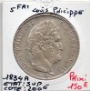 5 francs Louis Philippe 1834 A Paris Sup