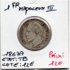 1 franc Napoléon III tête laurée 1867 A Paris TB