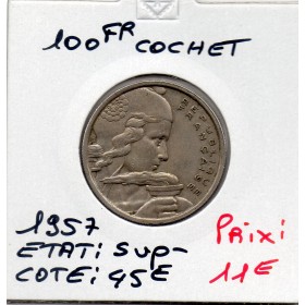 100 francs Cochet 1957 Sup-