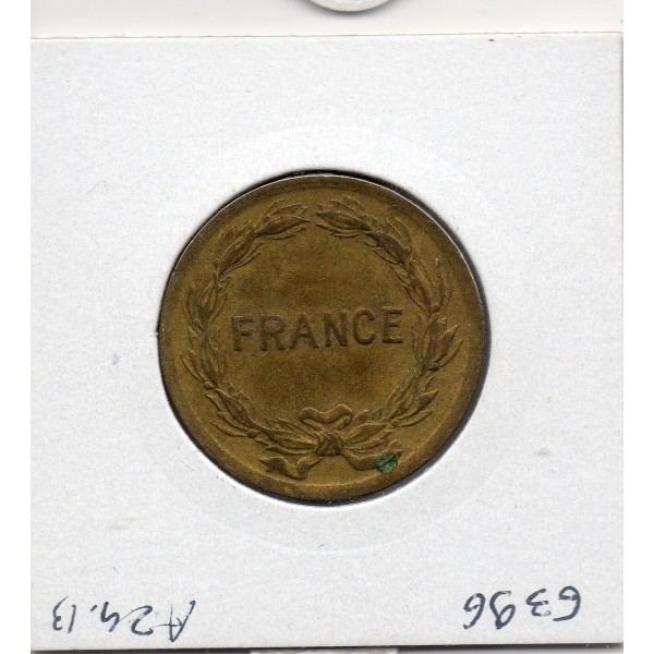 2 francs Philadelphie France Libre 1944 Sup-