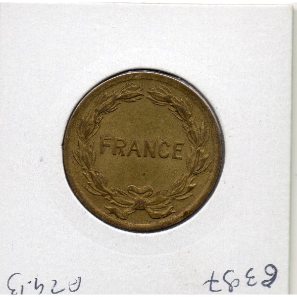 2 francs Philadelphie France Libre 1944 Sup-