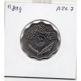 Irak 10 fils 1974 - 1394 AH Spl, KM.126a festonnée