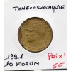Tchecoslovaquie 10 korun 1991 Sup, KM.153 Stephanik