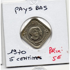 Pays Bas 5 cents 1970 Sup 25 ans WWII