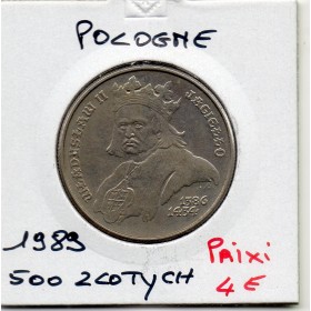 Pologne 500 Zlotych 1989 Sup, KM.Y194 Wladyslaw II Jagiello