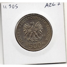Pologne 500 Zlotych 1989 Sup, KM.Y194 Wladyslaw II Jagiello