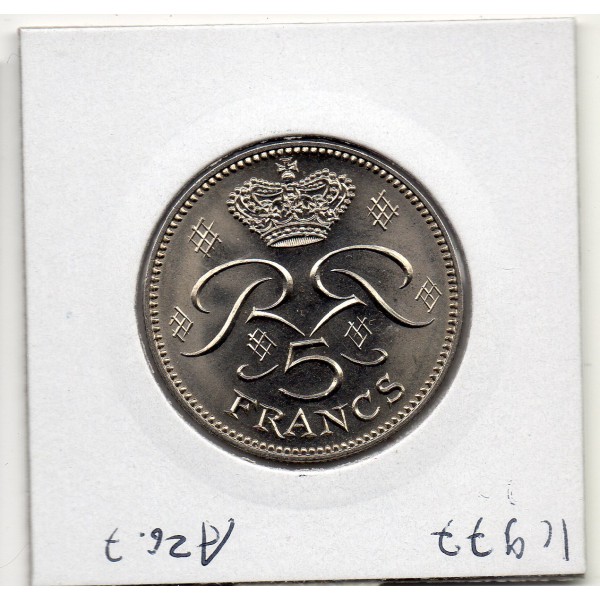Monaco Rainier III 5 Francs 1982 Spl, Gad.153