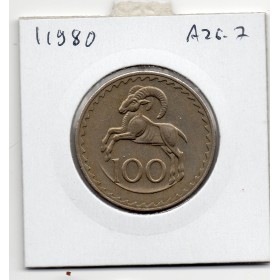 Chypre 100 Mils 1974 Sup, KM.42 Mouflon