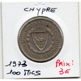 Chypre 100 Mils 1973 Sup, KM.42 Mouflon
