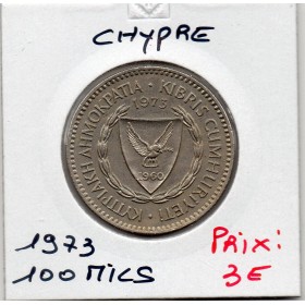 Chypre 100 Mils 1973 Sup, KM.42 Mouflon