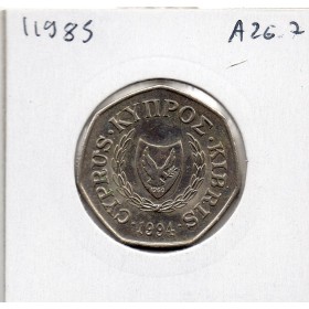 Chypre 50 cents 1994 Spl, KM.66 Europe et le taureau